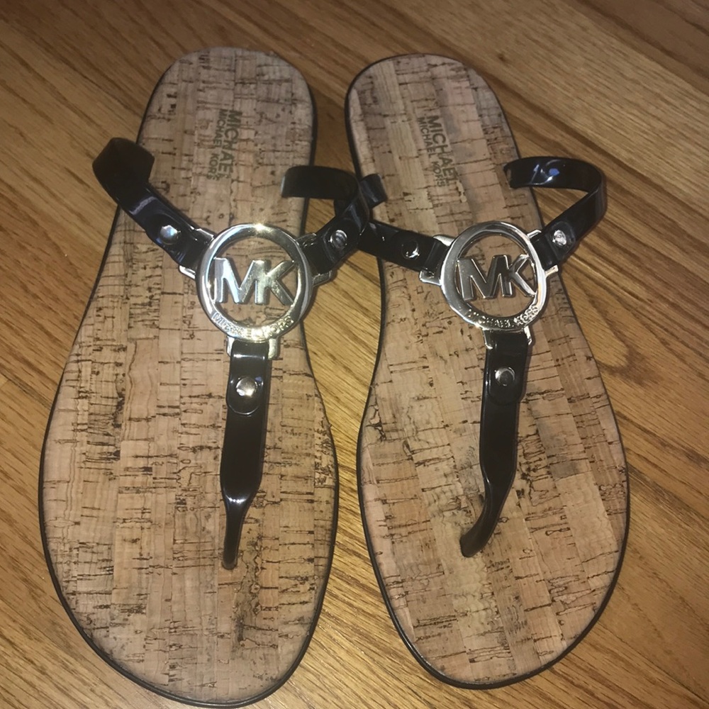 Michael Kors, flip flops, Sz 8